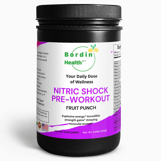 Nitric Shock Pre-Workout Powder (Fruit Punch)