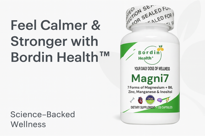 Magni7 - 7 Forms of Magnesium + B6, Zinc, Manganese & Inositol