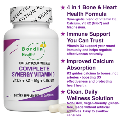 PREMIUM VITAMIN D3 complex with Calcium, Magnesium & Vit K